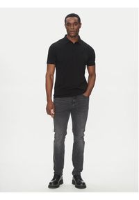 Karl Lagerfeld - KARL LAGERFELD Polo 745750 500221 Czarny Regular Fit. Typ kołnierza: polo. Kolor: czarny. Materiał: bawełna #5