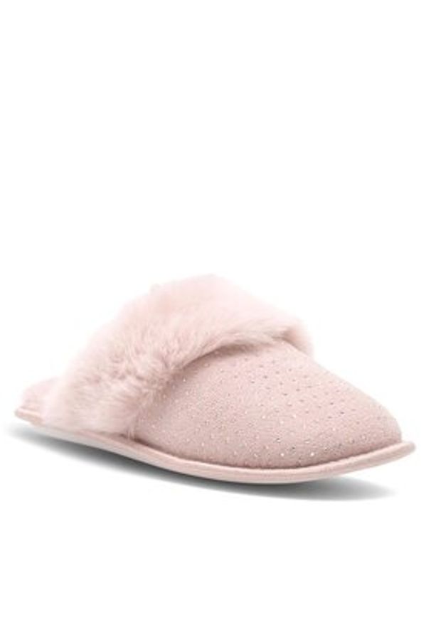 Home & Relax Kapcie NA23-10-005 Różowy. Kolor: różowy. Materiał: materiał