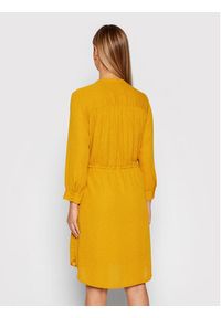 Selected Femme Sukienka koszulowa Damina 16059977 Żółty Regular Fit. Kolor: żółty. Materiał: syntetyk. Typ sukienki: koszulowe #5