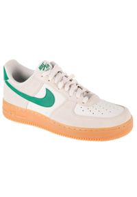 Nike - Buty sportowe Sneakersy męskie, Air Force 1 07 LV8. Kolor: biały. Model: Nike Air Force. Sport: turystyka piesza
