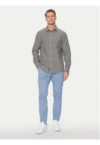 Tommy Jeans Koszula Poplin Check DM0DM21115 Czarny Regular Fit. Kolor: czarny. Materiał: bawełna