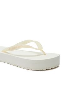 Calvin Klein Jeans Japonki Beach Sandal Flatform YW0YW01620 Écru. Materiał: syntetyk