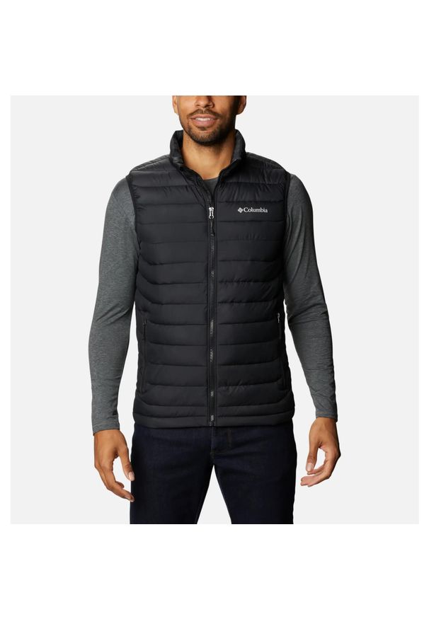 columbia - Kamizelka ocieplana męska Columbia Powder Lite II Vest. Kolor: czarny. Sport: turystyka piesza