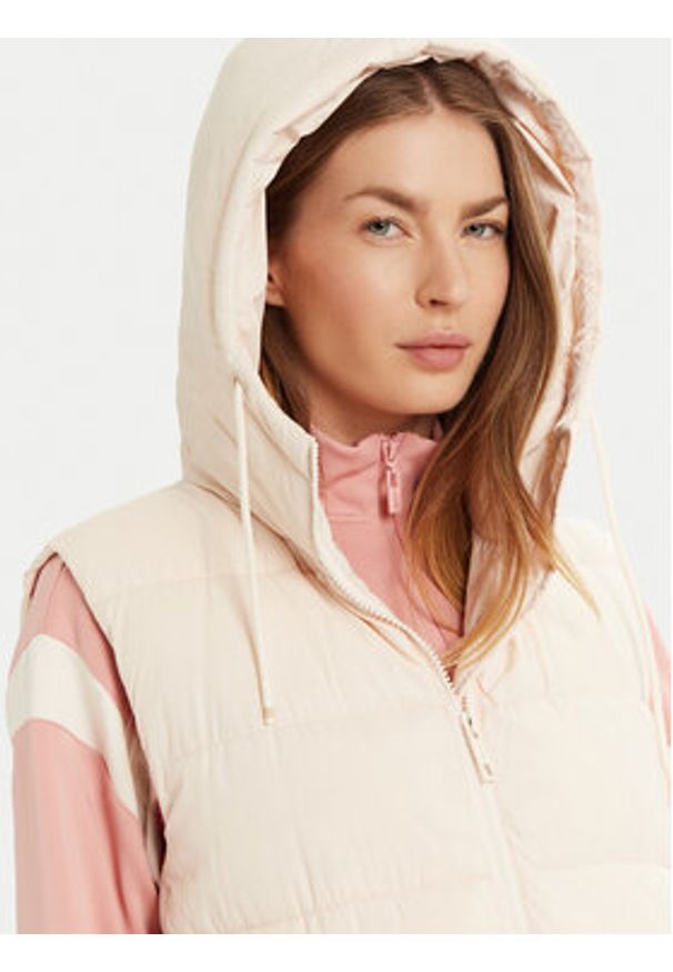 Guess Bezrękawnik V4RL01 WFYE2 Biały Regular Fit. Kolor: biały. Materiał: syntetyk. Długość rękawa: bez rękawów