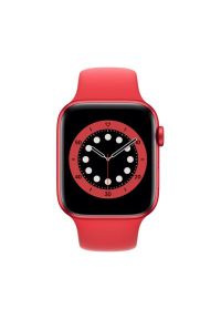 APPLE Watch 6 44mm (Czerwony z opaską sportową w kolorze czerwonym). Rodzaj zegarka: smartwatch. Kolor: czerwony. Styl: sportowy #2