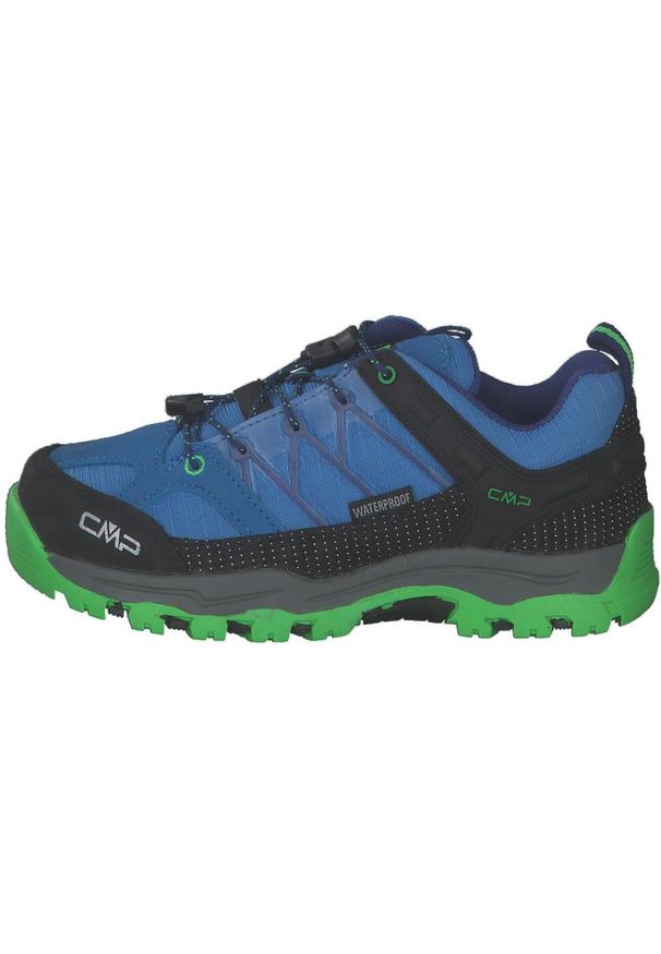 Buty trekkingowe dla dzieci CMP Rigel Low. Kolor: niebieski. Materiał: syntetyk, tkanina, materiał. Szerokość cholewki: normalna. Sport: turystyka piesza