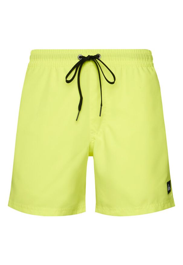Quiksilver Szorty kąpielowe Everyday Solid Volley 15 EQYJV04120 Żółty Regular Fit. Kolor: żółty. Materiał: syntetyk