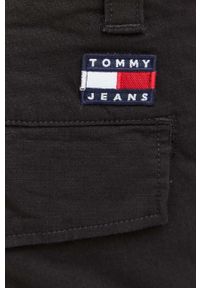 Tommy Jeans spodnie męskie kolor czarny proste. Kolor: czarny. Materiał: tkanina #4