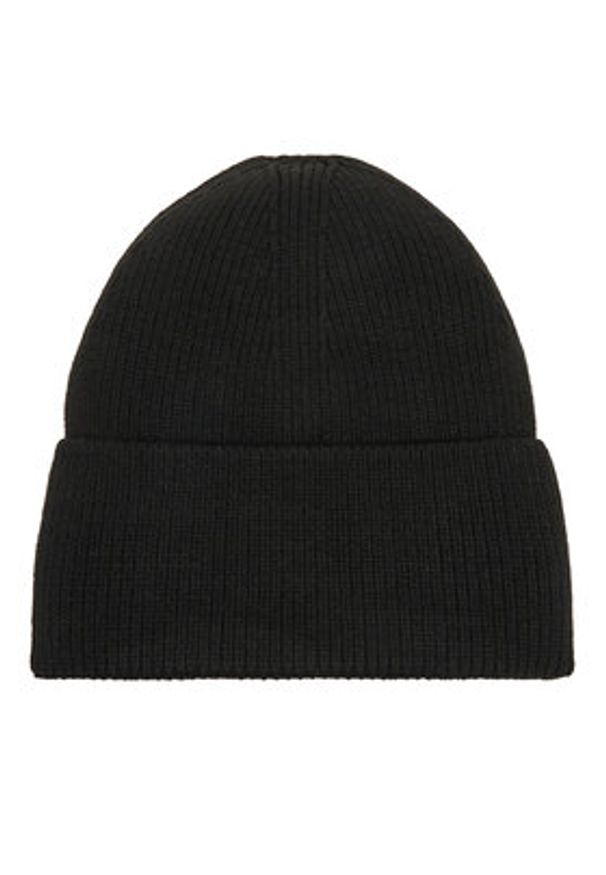 Versace Jeans Couture Czapka Big Beanie 79YAZK50 Czarny. Kolor: czarny. Materiał: poliester, materiał