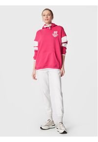 Tommy Jeans Bluza Collegiate 85 DW0DW14860 Różowy Oversize. Kolor: różowy. Materiał: syntetyk #5