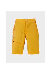 Spodenki trekkingowe damskie Halti Pallas X-Stretch Lite. Kolor: żółty. Długość: krótkie