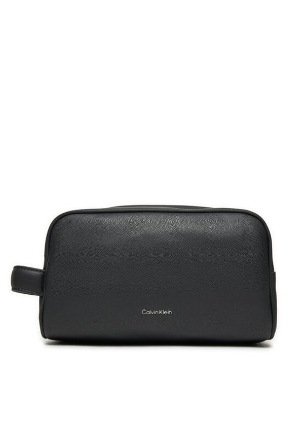 Calvin Klein Kosmetyczka Ck Must Washbag K50K512801 Czarny. Kolor: czarny. Materiał: skóra