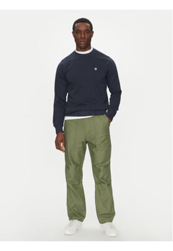 Element Bluza ELYFT00197 Granatowy Regular Fit. Kolor: niebieski. Materiał: bawełna