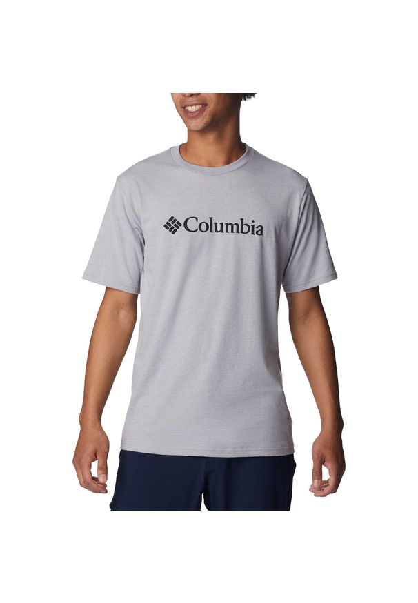 columbia - Koszulka trekkingowa męska Columbia CSC Basic Logo. Kolor: szary
