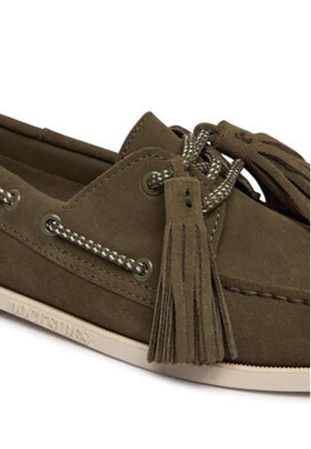 Weekend Max Mara Półbuty 2615521014670 Khaki. Kolor: brązowy. Materiał: skóra