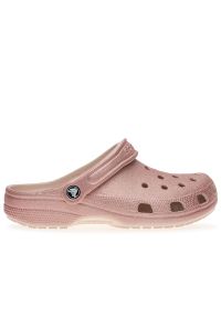 Klapki Crocs Classic Glitter Clog K 206993-6WV - różowe. Kolor: różowy. Sezon: lato. Styl: młodzieżowy #1