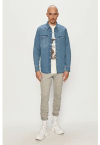 Trussardi Jeans - Spodnie. Okazja: na co dzień. Kolor: szary. Styl: casual #5