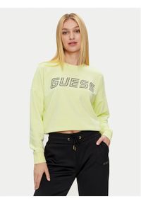 Guess Bluza Skylar V4GQ07 K8802 Zielony Relaxed Fit. Kolor: zielony. Materiał: bawełna