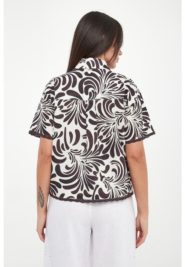 Twinset U&B - Koszula damska ze wzorem TWINSET U&B
