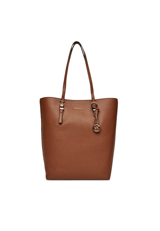 MICHAEL Michael Kors Torebka Quinn 30S5GQNT3L Brązowy. Kolor: brązowy. Materiał: skórzane