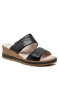 Caprice Klapki 9-27250-42 Czarny. Kolor: czarny. Materiał: skóra #2