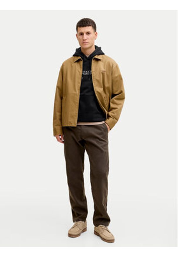 Jack & Jones Bluza Archie 12216335 Czarny Regular Fit. Kolor: czarny. Materiał: bawełna