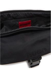 Hugo - HUGO Saszetka nerka Marsel 50547284 Czarny. Kolor: czarny. Materiał: materiał