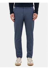 Mustang Chinosy Daytona 1017075 Niebieski Slim Fit. Kolor: niebieski. Materiał: bawełna #5