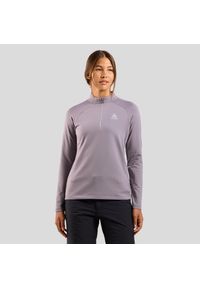 Odlo - Bluza techniczna damska ODLO Essential Light Mid Layer 1/2 zip. Typ kołnierza: bez kaptura. Kolor: fioletowy #1