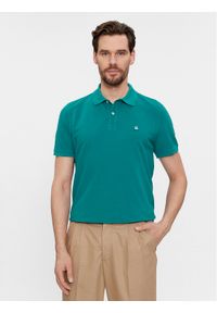 United Colors of Benetton - United Colors Of Benetton Polo 3089J3179 Zielony Regular Fit. Typ kołnierza: polo. Kolor: zielony. Materiał: bawełna #1