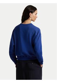 Polo Ralph Lauren Bluza 211971736001 Niebieski Relaxed Fit. Typ kołnierza: polo. Kolor: niebieski. Materiał: bawełna #4