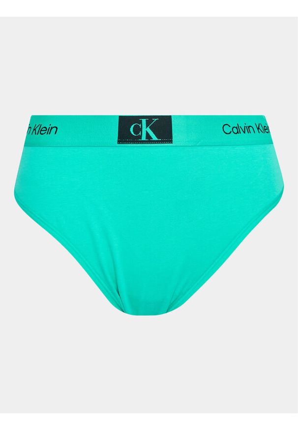 Calvin Klein Underwear Stringi 000QF7227E Niebieski. Kolor: niebieski. Materiał: bawełna