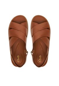 Clarks Sandały Aristella Sun 26181258 Brązowy. Kolor: brązowy. Materiał: skóra #5