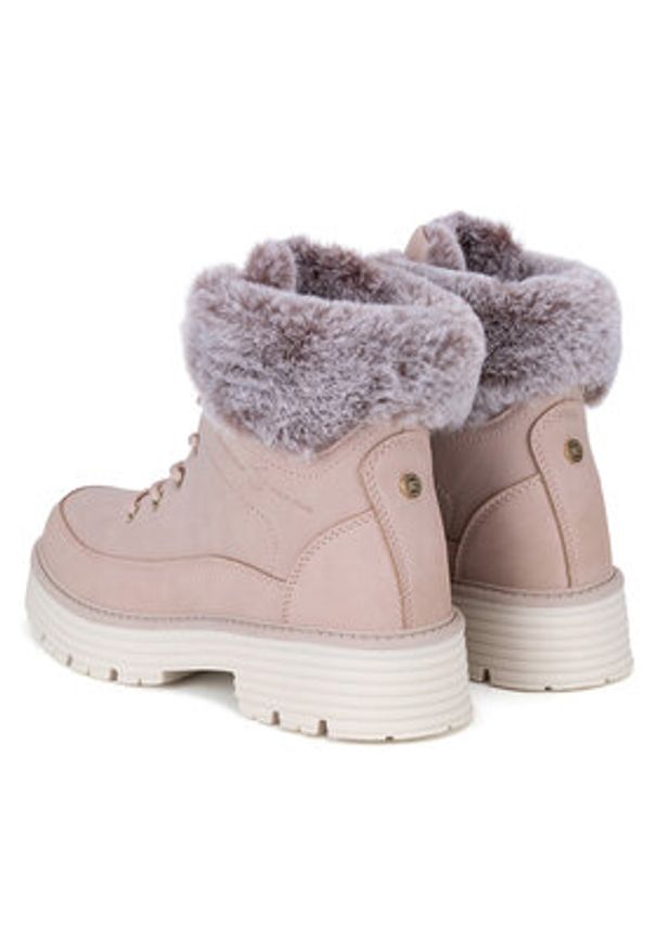 Beverly Hills Polo Club Trzewiki V12-703 Różowy. Kolor: różowy. Materiał: materiał