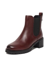Lasocki Botki CEO-WI23-TR24-02 Bordowy. Kolor: czerwony. Materiał: skóra #2