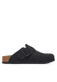Birkenstock Klapki Boston Wire Buckle 1031575 Czarny. Kolor: czarny. Materiał: nubuk, skóra #1