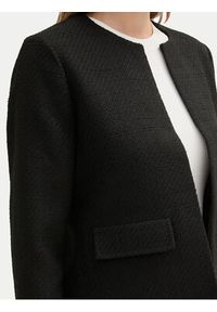 Tom Tailor Marynarka 1044343 Czarny Regular Fit. Kolor: czarny. Materiał: syntetyk