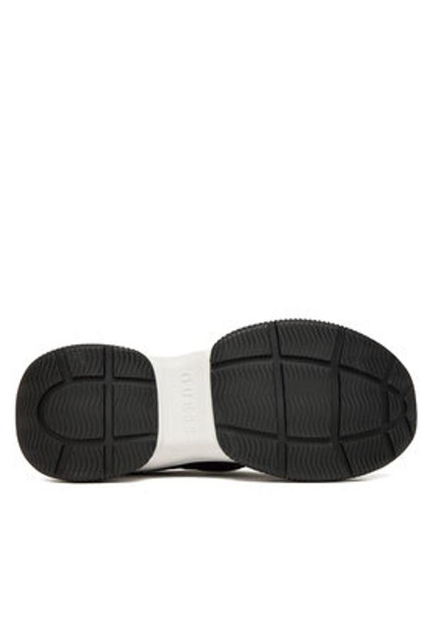 Guess Sneakersy FLFHNN ELE12 Czarny. Kolor: czarny. Materiał: skóra