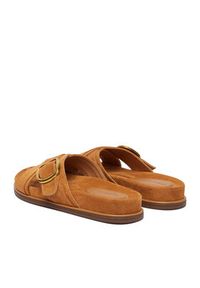 Guess Jeans Klapki CEO-HY1001-6 Brązowy. Kolor: brązowy. Materiał: materiał #7