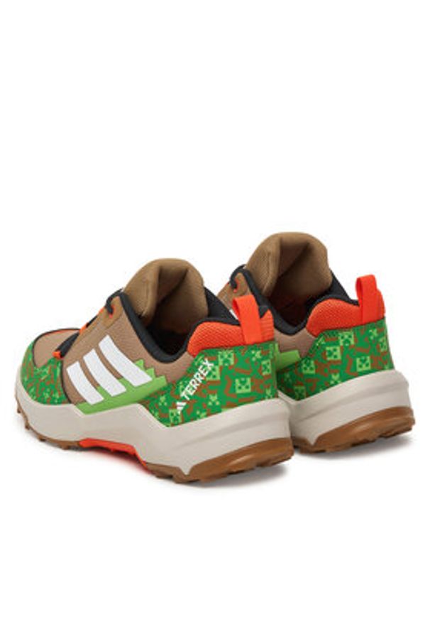 Adidas - adidas Trekkingi Minecraft Terrex Ax4R Hiking JR1289 Brązowy. Kolor: brązowy. Materiał: materiał. Model: Adidas Terrex. Sport: turystyka piesza
