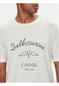 Baldessarini T-Shirt B4 20084.5283 Biały Regular Fit. Kolor: biały. Materiał: len, bawełna #4