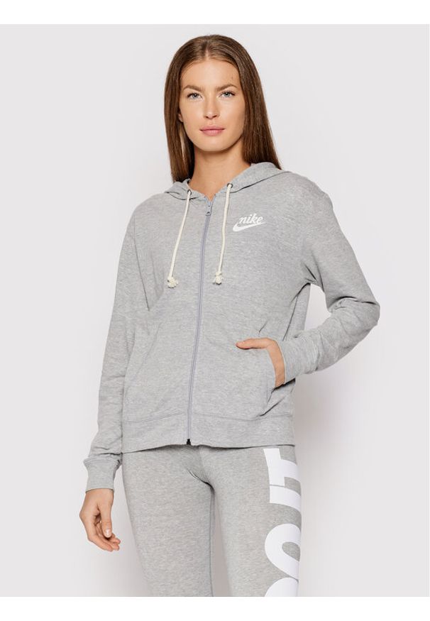Nike Bluza Sportswear Gym Vintage CJ1694 Szary Loose Fit. Kolor: szary. Materiał: bawełna, syntetyk. Styl: vintage