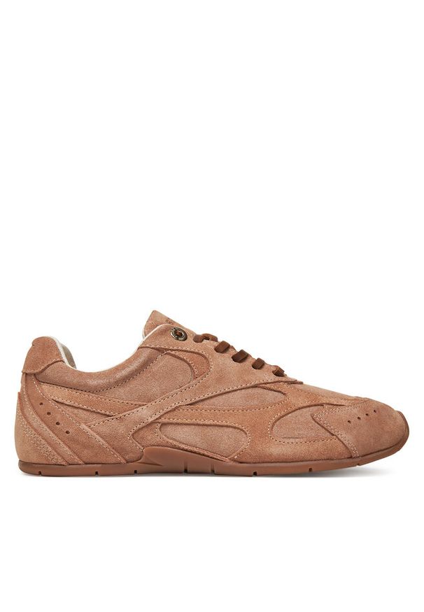 Sneakersy Bronx. Kolor: brązowy