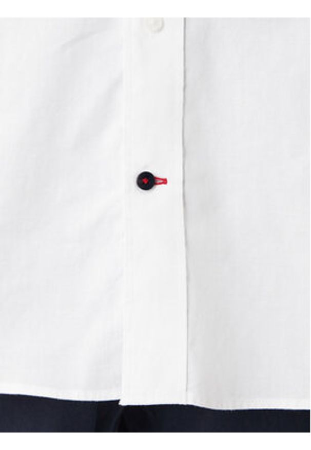 TOMMY HILFIGER - Tommy Hilfiger Koszula MW0MW40529 Biały Regular Fit. Kolor: biały. Materiał: bawełna