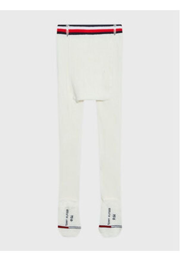 TOMMY HILFIGER - Tommy Hilfiger Rajstopy Dziecięce 701220272 Biały. Kolor: biały. Materiał: materiał, bawełna