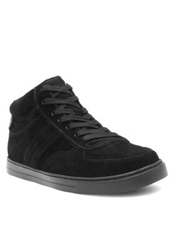 Gino Rossi Sneakersy OTSEGO-54 MI08 Czarny. Kolor: czarny. Materiał: skóra, zamsz