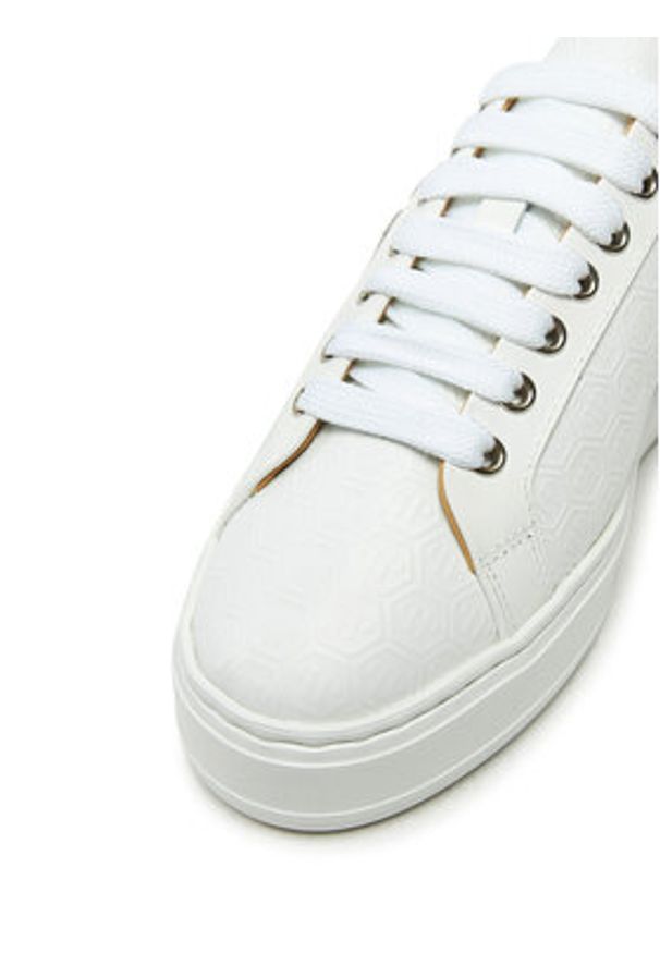 Philipp Plein - PHILIPP PLEIN Sneakersy AADS USC0665 PLE010N Biały. Kolor: biały. Materiał: skóra