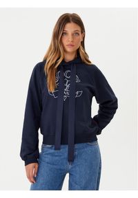 JOOP! Bluza Tinna 30046176 Granatowy Regular Fit. Kolor: niebieski. Materiał: bawełna