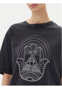 JDY T-Shirt Carla 15341561 Czarny Regular Fit. Kolor: czarny. Materiał: bawełna #5