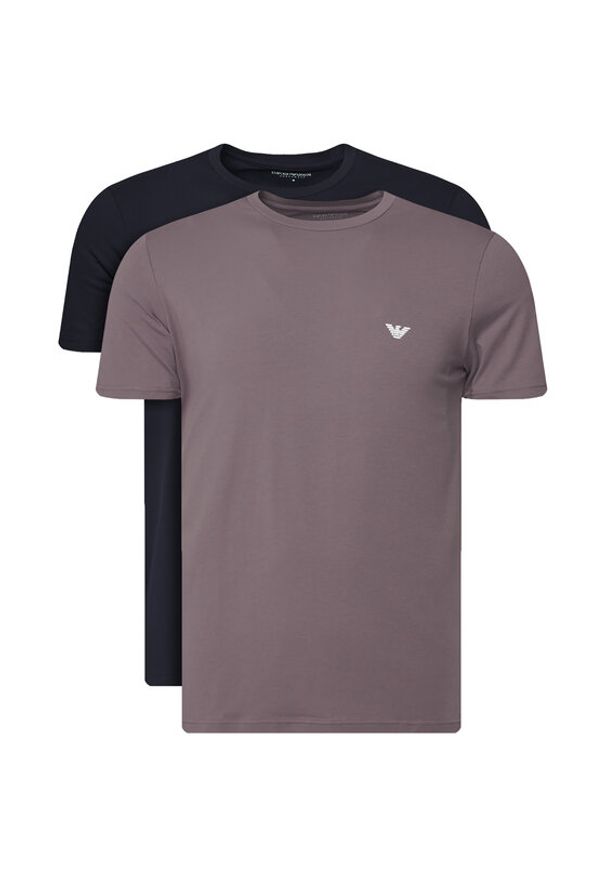 Emporio Armani Underwear Komplet t-shirtów EM000391 AF10776 MB142 Kolorowy Regular Fit. Materiał: bawełna. Wzór: kolorowy